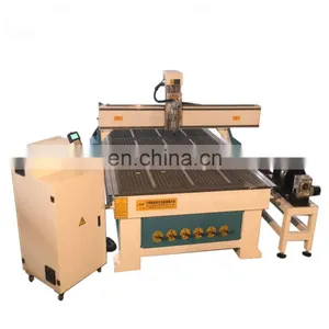 3d Furniture Sculpture Wood Carving Cnc Router Machine Used to Cut and Engrave for Rotary Cylinder thumbnail-1