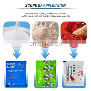 Factory Price Multi Lanes Filling Pack Seasoning Salt Dried Food Powder Plastic Sachet 3 Side Seal Bag Sugar Packing Machine thumbnail-2