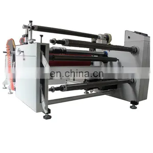 PP PE PC PET PVC Plastic Film Foam Paper Label Sticker Roll to Roll Slitting and Rewinding Machine With Laminating Function thumbnail-5