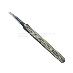 Anti Static High-grade Professional Precision Wear-resistant Eyelash Grafting Tweezers Planting Eyelash Clip Black Straight Elbow With Texture ESD-14 Tweezers thumbnail-1