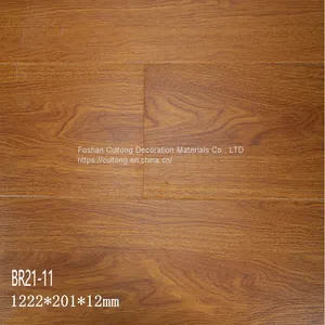 Underwear Showroom Clothing Store Laminate Wood Flooring Furniture Factory Meeting Room 12mm Composite Floor Foshan Wholesale MDF Floor thumbnail-5