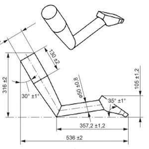 IEC60335-2-107 Figure 109 Foot Probe for Kneeling Child Verification Lawnmowers Object Hazard Test thumbnail-5