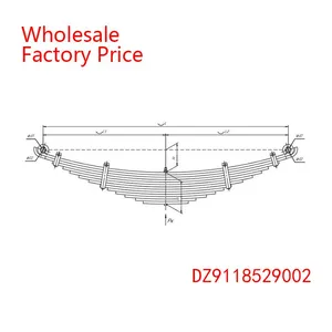 DZ9118529002 Wheel Spring Arm Wholesale For Shaanxi thumbnail-2