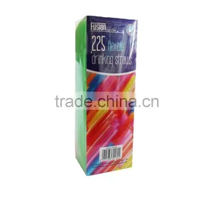 Custom Food Grade PP Biodegradable Retractable Flexible Drinking Straw thumbnail-1
