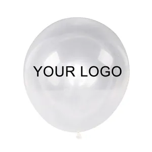 Durable Clear Transparent Helium Latex Big Large 36 Inch 90cm Giant Printed Custom Design Globo Ballon Balloon With Logo Print thumbnail-1
