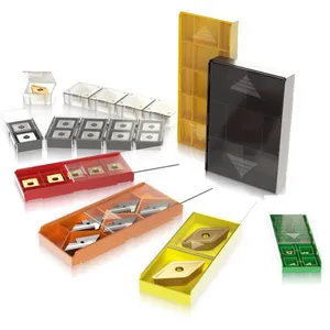 Carbide Insert Plastic Grid Box Tube Packaging With Plastic Lids thumbnail-1