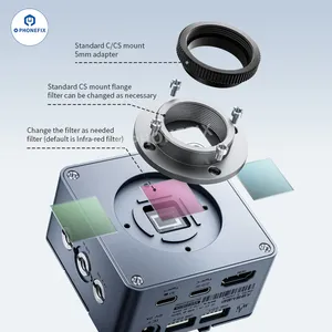 Qianli Super Cam Ai Gorilla 4K Camera 0.5X 0.7X Auxiliary Barlow Lens thumbnail-2