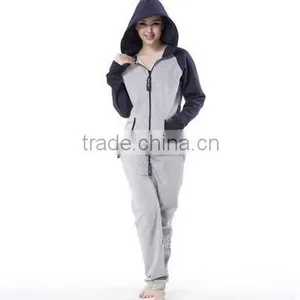 2015 OEM Summer Jumpsuits Color Matching Fleeces Ladies Conjoined Pajamas thumbnail-2