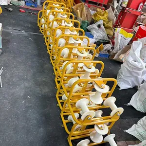 Cable Pulling Pulleys – Multi-Model, 5 Materials, Seamless Welding, Thickened Body, Precision Bearings for Power Line & Material Handling thumbnail-4