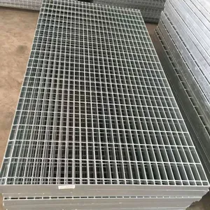 Hot Dipped Galvanized Steel Grating Anti-Rust Corrosion Resistant for Outdoor Use thumbnail-3