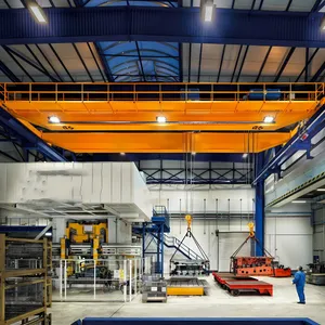 5 Ton 10 Ton 15 Ton Customized Workshop Warehouse Single Girder Electric Overhead Travelling Bridge Crane 5 Ton 10 Ton 15 Ton thumbnail-3