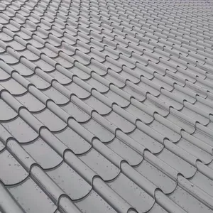 765/780/980 Antique Metal Roof Tiles, Al-Mg-Mn Alloy / Color Coated Steel With PVDF / Polyester Coating thumbnail-3