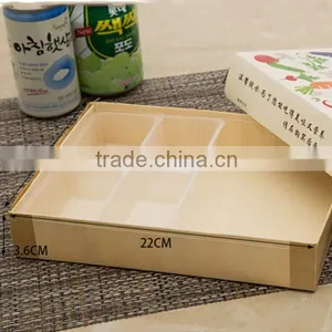 Natural Wooden Bark Box Wood Fast Food Box Wholesale thumbnail-5