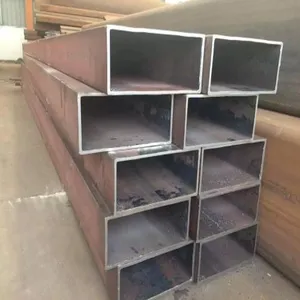 Q235B S235JR Rectangular Mild Carbon Steel Tube ERW Technique EMT Pipe for Structure Cutting Service Included thumbnail-5