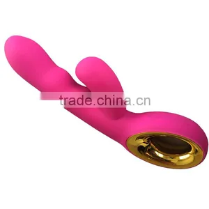 Usb Charger G Spot Clitoral Dual Vibrator Sex Rabbit Vibrator Massager thumbnail-1