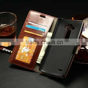 For LG G4 Stylus Leon V10 Joy Spirit K4 K7 K10 Leather Case Cover Classic Wallet Flip Case for LG G Flex 2 Wallet Case thumbnail-4