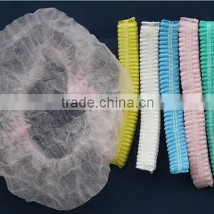 Disposable Surgical Nonwoven Bouffant Cap/clip Cap/Nurse and Doctor Caps CE ISO FDA thumbnail-1