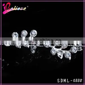 Metal Silver Headband,bling Bling Crystal Rhinestone Hairband Wholesale Women Hairband thumbnail-3
