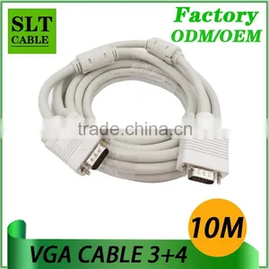 SLT Factory Outlet 10M VGA Cable Male to Male 15pin for Computer Projector Laptop Monitor HDTV Etc Multimedia thumbnail-2