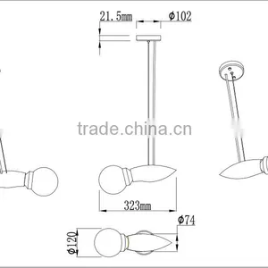 LED Pendant Light PJK-27 thumbnail-4