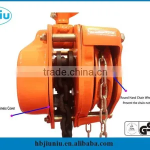Colorful Snatch Block Chain Manual Chain Block 5 Ton Chain Pulley Block thumbnail-4