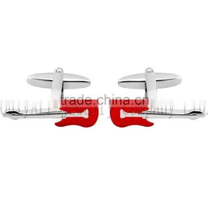 Black Men French Cuff Shirts Cufflinks Mustache Cufflinks thumbnail-4