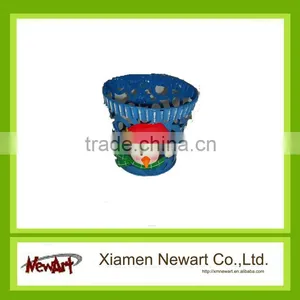 Metal Christmas Glowing Flower Pot thumbnail-1