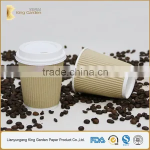 Single Wall /double Wall /ripple Wall Coffee Paper Cups With Lids thumbnail-2