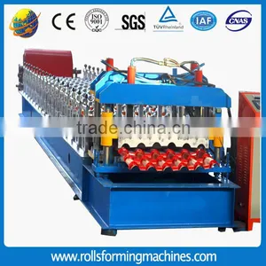 High Quality Single Layer Roofing Sheet Roll Forming Machine thumbnail-1