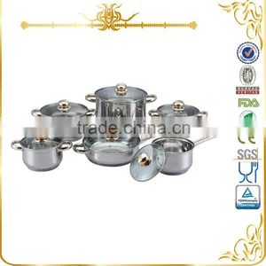 Golden Plating Handle and Know Cookware Set MSF-3937 thumbnail-1