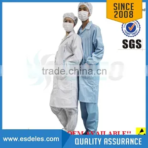 98%Polyester Antistatic Safety Clothes/esd Smock thumbnail-6