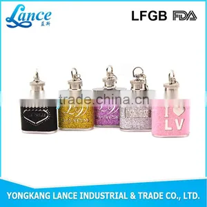 High Grade Stainless Steel Miniature Wine Bottles Wedding Favors thumbnail-3