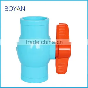 China Supplier BOYAN Taizhou for Irrigation PVC Blue Thailand Plastic Ball Valve thumbnail-1