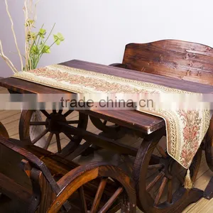 FACTORY Wholesale Splice Table Cloth Burlap Table Runner thumbnail-1