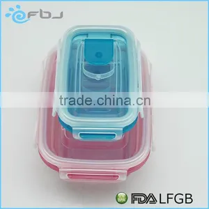 ~Leak Proof Refrigerated Lunch Box With Lock for Children thumbnail-6