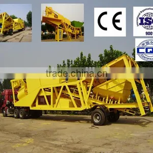 Unique Design Small Scale 35cbm YHZS35 Mobile Mini Concrete Batch Plant thumbnail-1