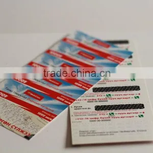 Paper Printed Prepaid Scratch Phone Cards thumbnail-2