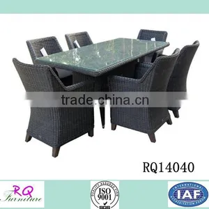 Wicker Dining Table Designs For Garden Use New Design thumbnail-1