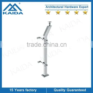 Rotatable Glass Bracket for Glass Railing and Stairs thumbnail-2