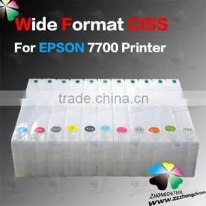 High Quality Continuous Ink Supply System for Epson 7700 7710 Printer/Refillable Ink Cartridgr for Epson 7700 7710 Printer thumbnail-1