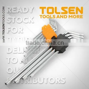 9PCS TORX LONG ARM HEX KEY SET thumbnail-1