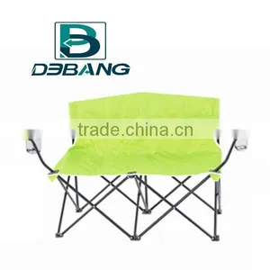 Folding Double Camping Chair With Cup Holder thumbnail-1