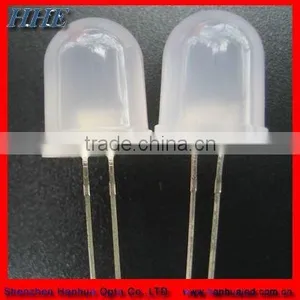 10mm Round Dip Led Diode White Diffused thumbnail-1
