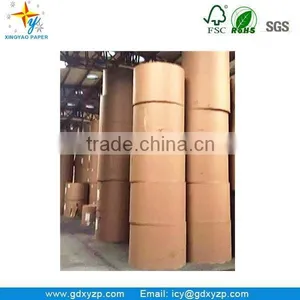Low Price Brown Kraft Paper Roll for Packaging thumbnail-1