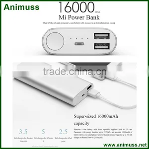 Original Premium Li-ion Battery Cells Super Sized 16000mAh Mi Power Bank for IPad Mini Smartphones Tablets Quality Choice thumbnail-5