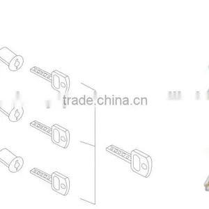 Zinc Alloy Hardware Fitting Drawer Cabinet Cam Lock for Furniture Lock thumbnail-3