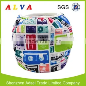 2016 Newest Alva Washable One Size Swimming Diapers for Baby Swim Pants Quality Choice thumbnail-1