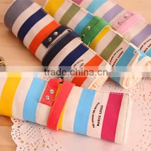 Newest Stripe Printing Roll up School Pencil Case Made in China thumbnail-2