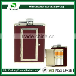 Promotional Custom Stainless Steel Hip Flask With Color Transfer Printing thumbnail-3