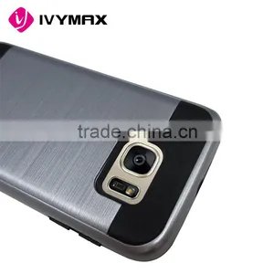 IVYMAX Luxury Brushed Design Soft TPU+PC Case Cover For Samsung Galaxy S7 G930 Phone thumbnail-3